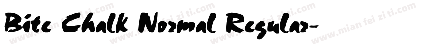Bite Chalk Normal Regular字体转换